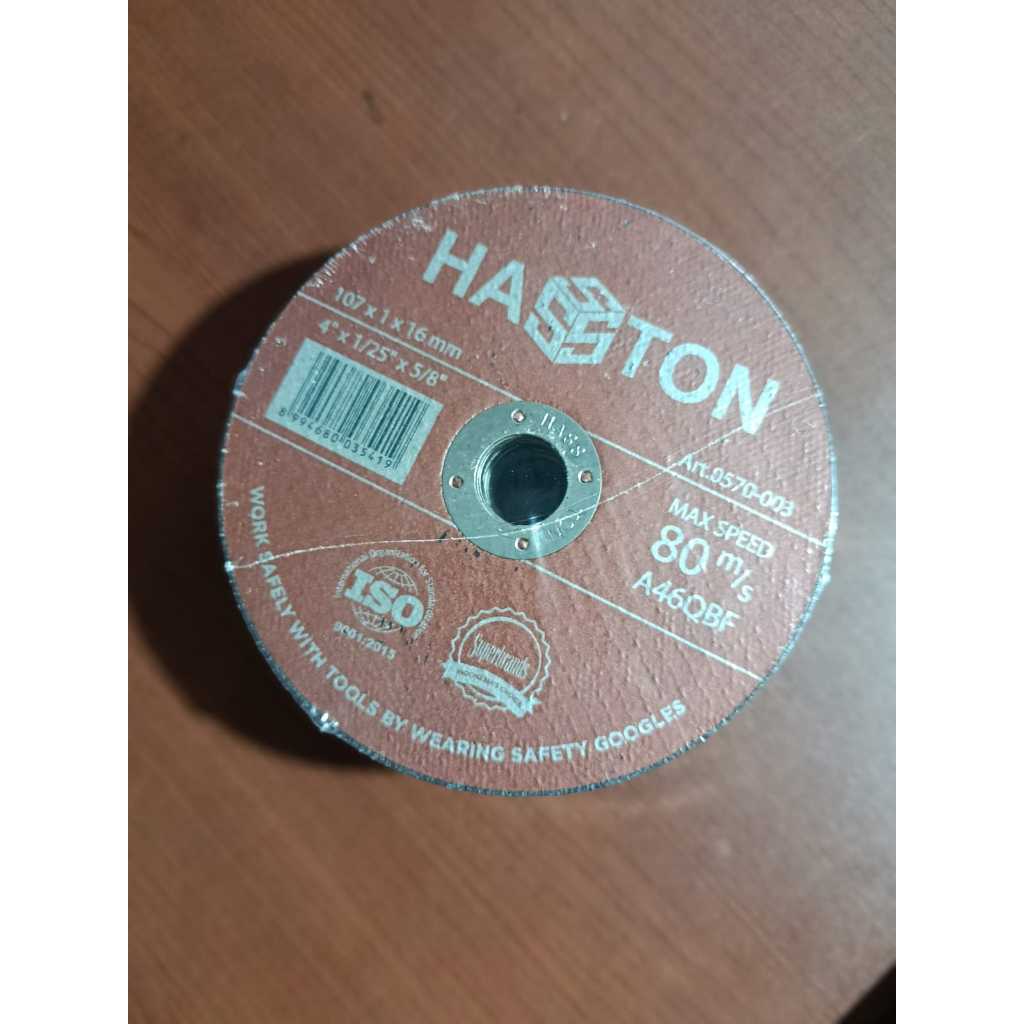 Mata Gerinda Potong HASSTON Mata Potong Cutting Wheel Disc 4" 1 PACK ISI 25