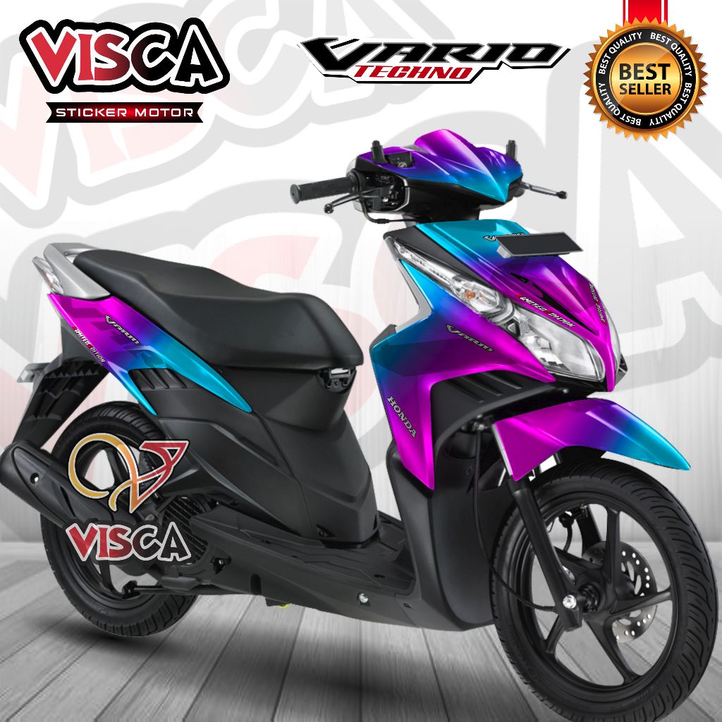 Decal Vario 110 Techno Full Body Stiker Vario 110 Techno Full Body Striping Vario 110 Techno Variasi