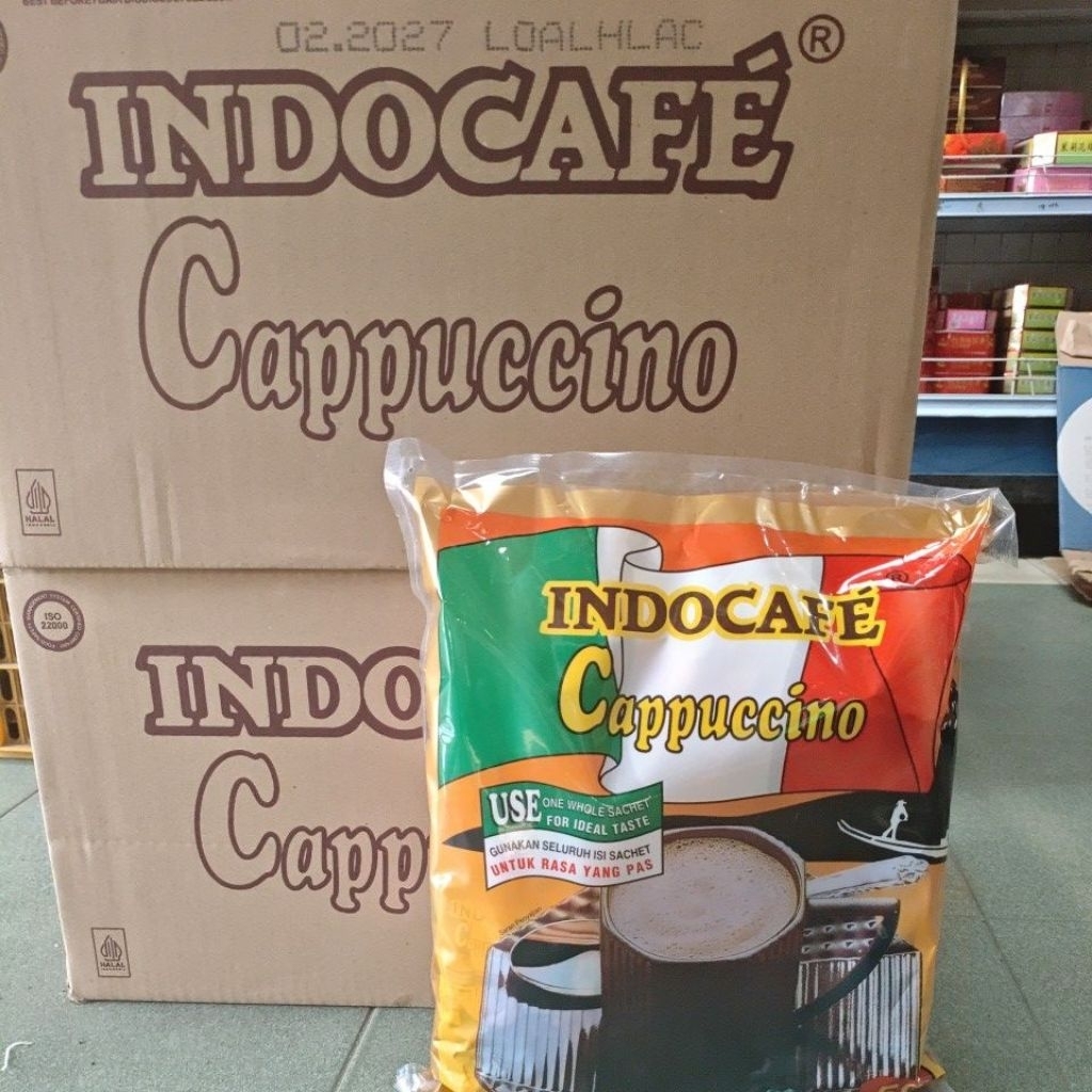 

Indocafe cappucino 5 pak x 50 sachet