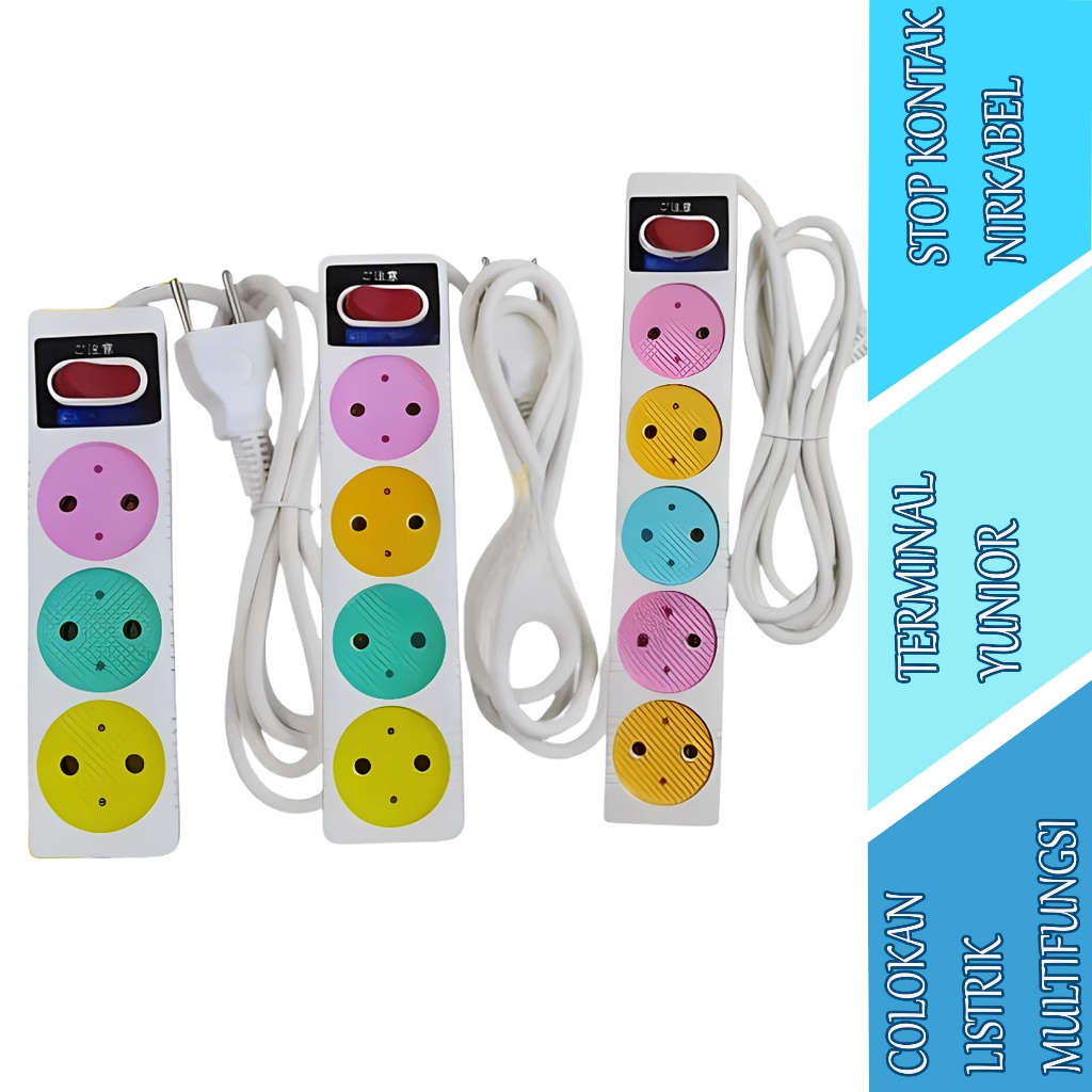 Colokan Listrik Lubang Serbaguna - Terminal Yunior - Stop Kontak Nirkabel
