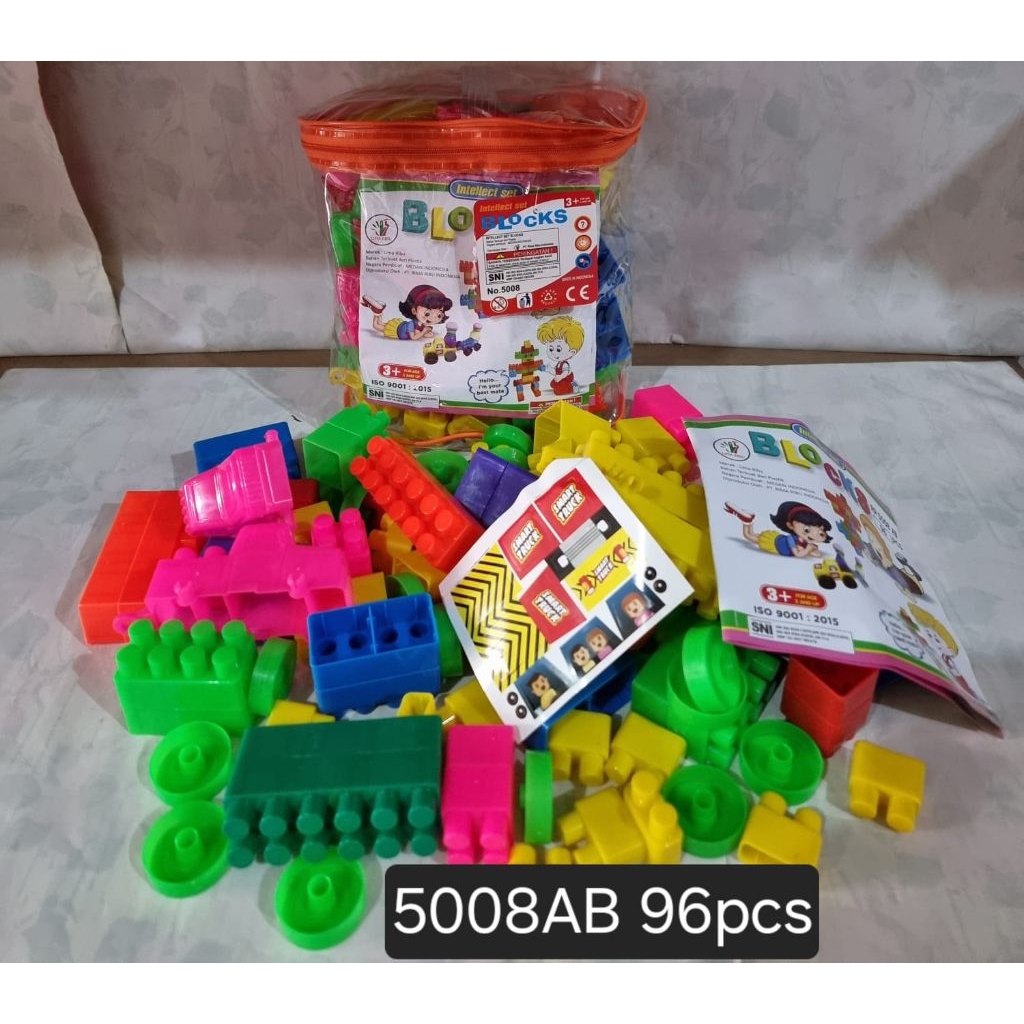 BLOCK PUZZLE MAINAN EDUKASI KREATIF BLOCK CREATIVE BLOCK ISI 325PCS DAN 270PCS PUZZLE JUMBO