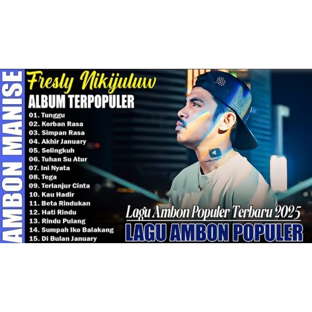 KASET CD LAGU FRESLY NIKIJILUW BEST FULL ALBUM TERBARU TERPOPULER - KASET CD MOBIL LAGU AMBON VIRAL 