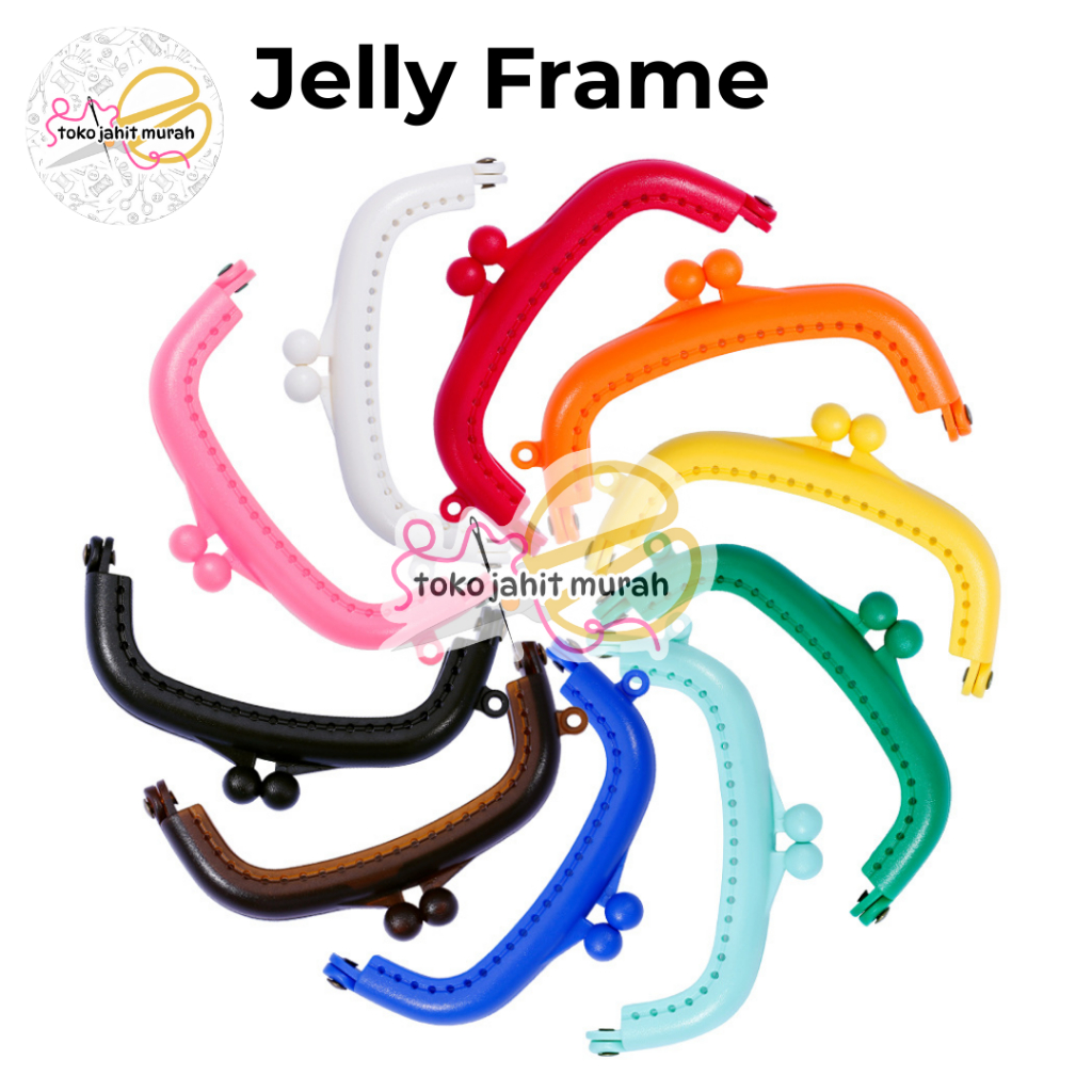 Jelly Frame 8,5 cm 16 cm / Frame Dompet / Behel Dompet