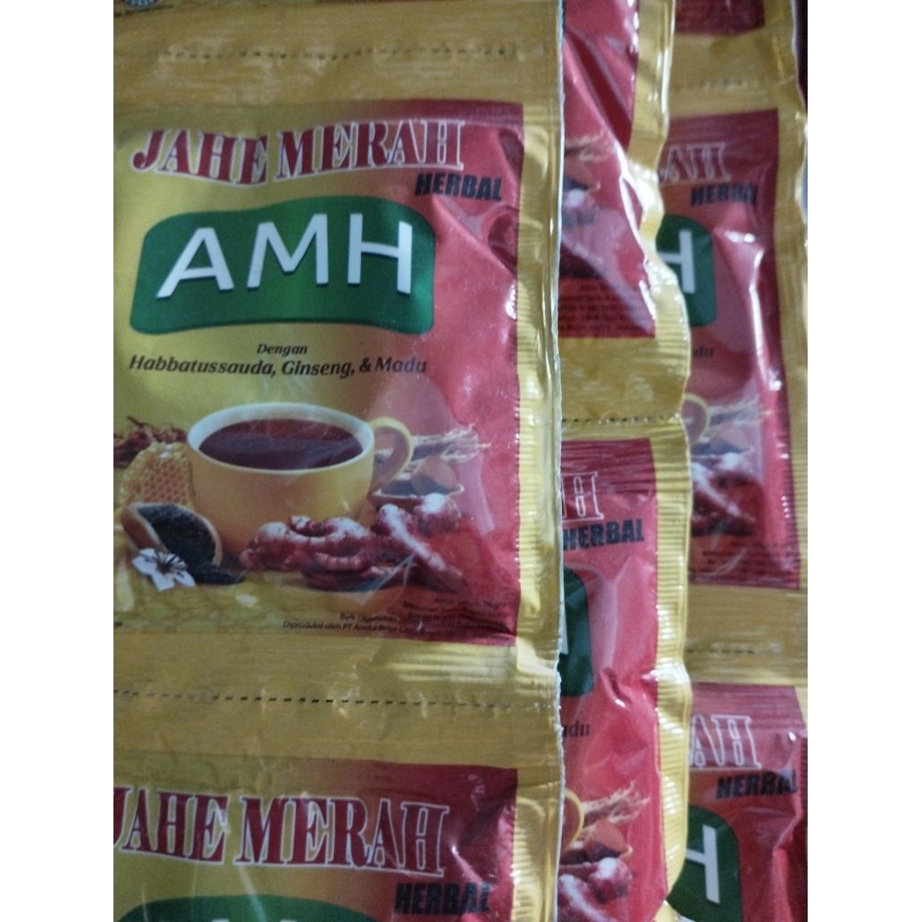 

AMH wedang jahe renceng isi 10 sachet