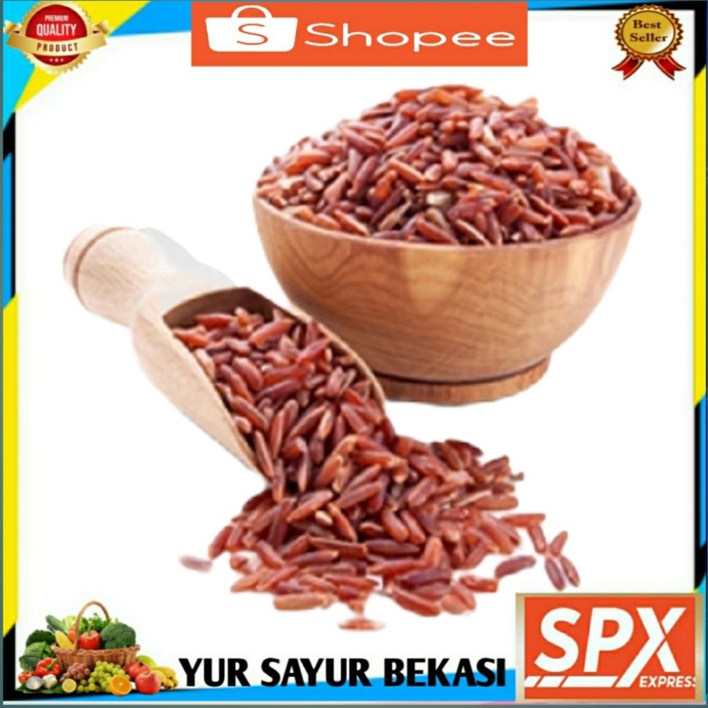 

Beras Merah Super 1 Liter.