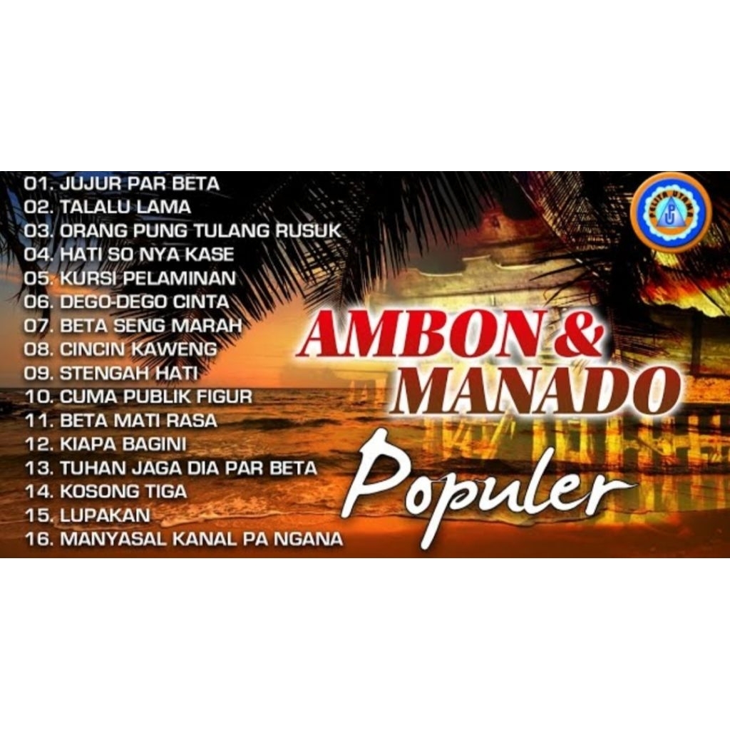 KASET CD MOBIL LAGU AMBON & MANADO TERPOPULER - CD KUMPULAN LAGU MANADO AMBON TERBAIK - CD LAGU MANA