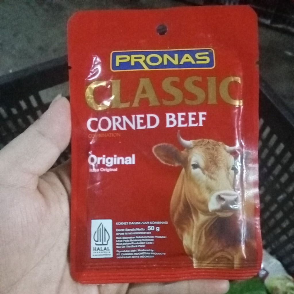 

pronas classic corned beef Original 50gr