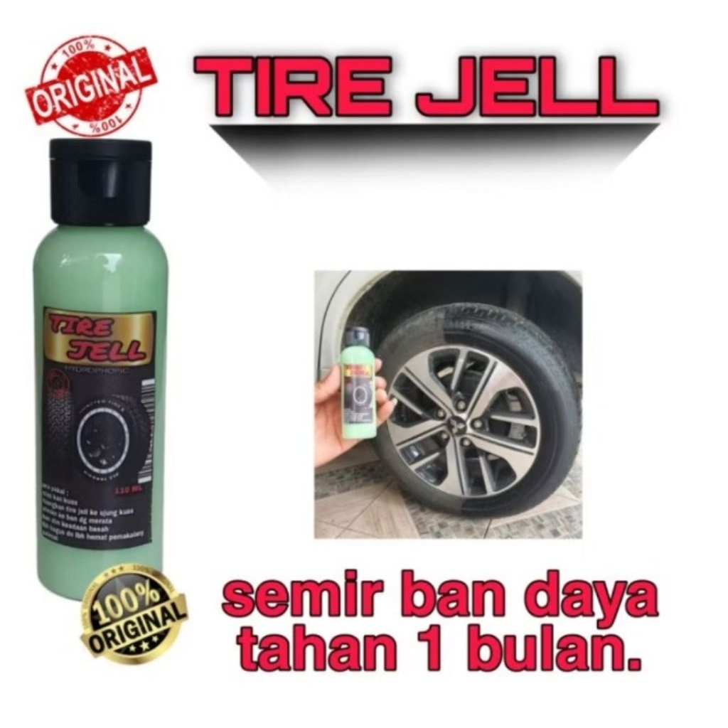 Semir ban/pengkilap/penghitam/dashboard/mobil/motor/karet terbaik/ban/TIRE JELL
