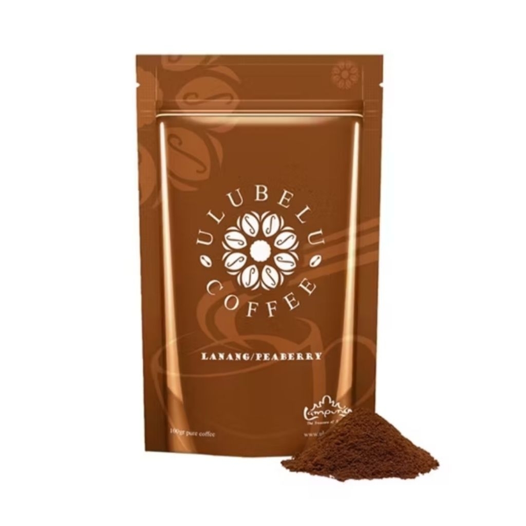 ULUBELU LANANG/PEABERRY kopi bubuk.kopi lanang asli dari biji tunggal lampung