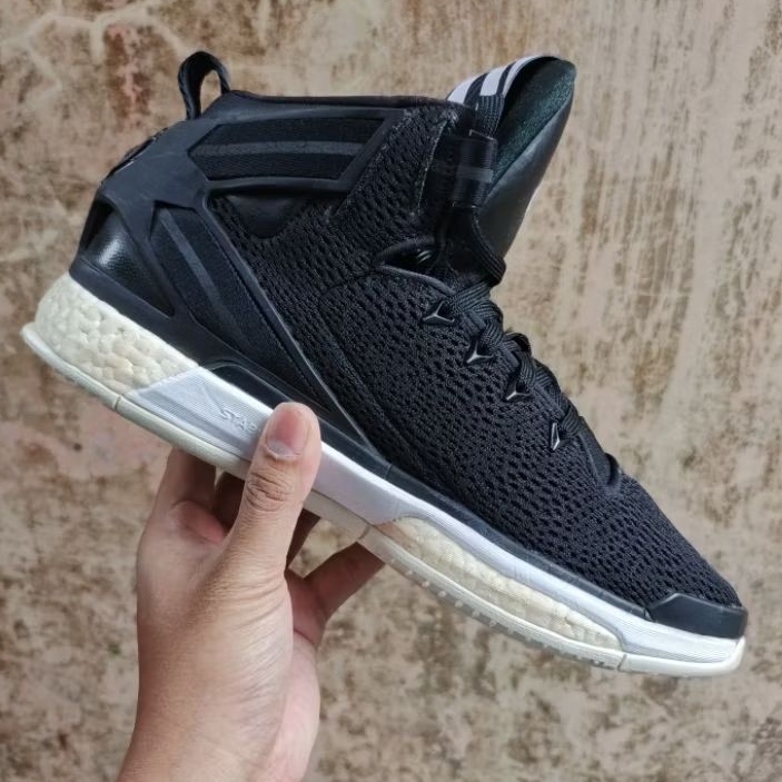 (Size 43) Sepatu second basket black