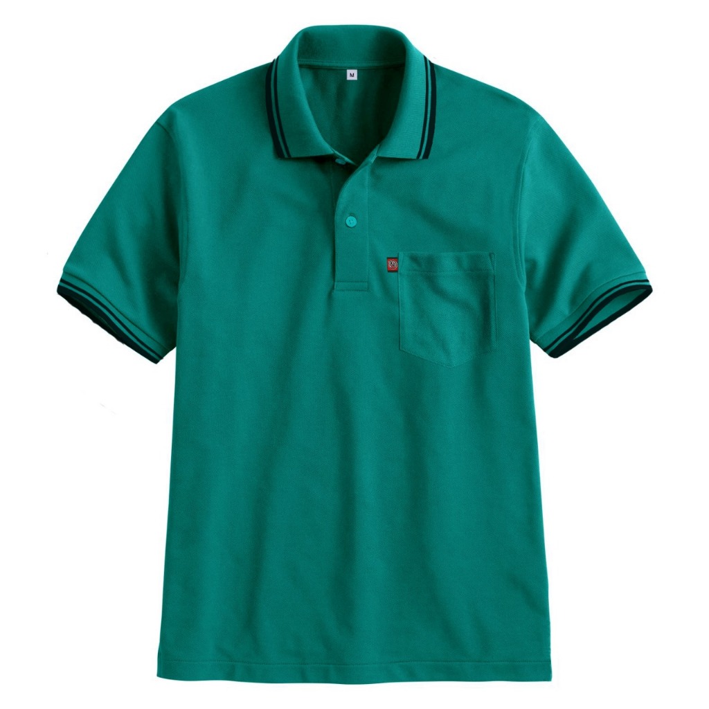 Polosan - Kaos Poloshirt Polos Saku Lengan Pendek Pria | Kaos Polo | Seragam Saku Polos Kerah Pria