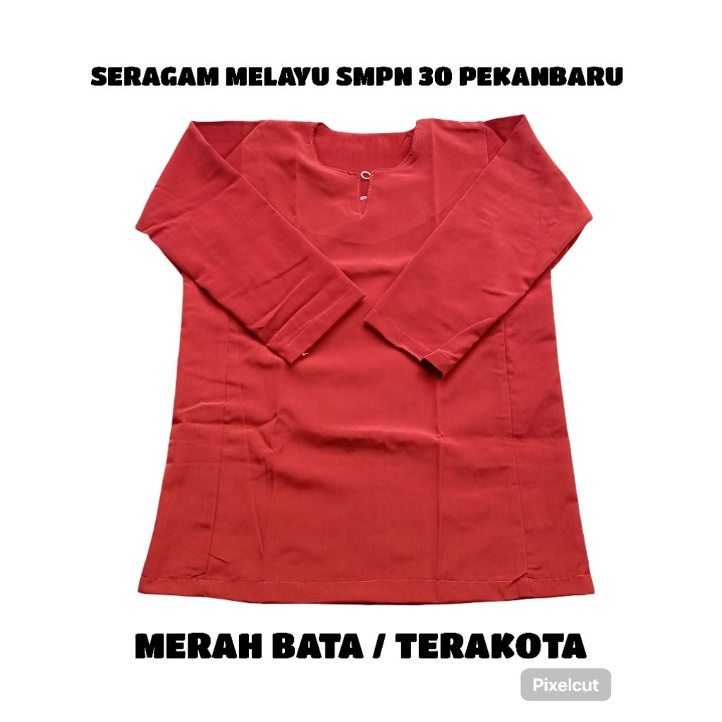 seragam Melayu SMP / seragam sekolah SMP kota Pekanbaru / seragam Melayu / seragam sekolah / seragam