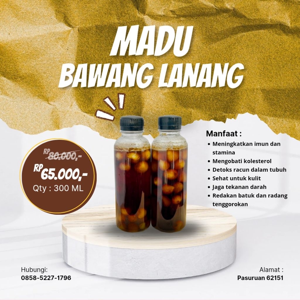

Madu herbal bawang lanang 300ml
