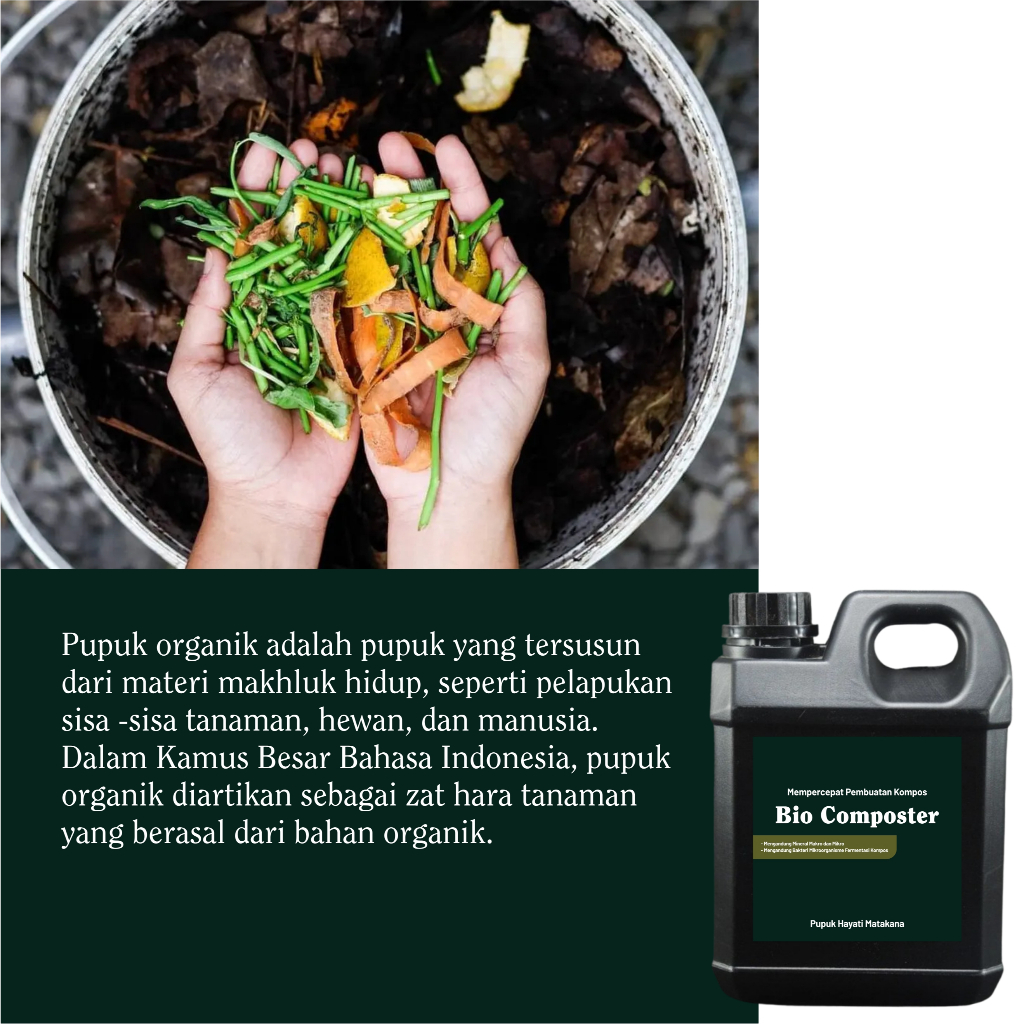 Shopritz () Paket 2 Liter Bio Kompos Composter Aktivator Percepat Pembuatan Pupuk Kompos 1 Liter