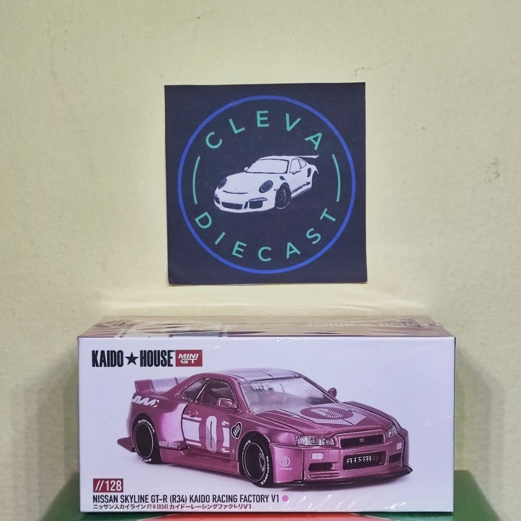 Kaido House No. 128 Nissan Skyline GTR R34 Pink