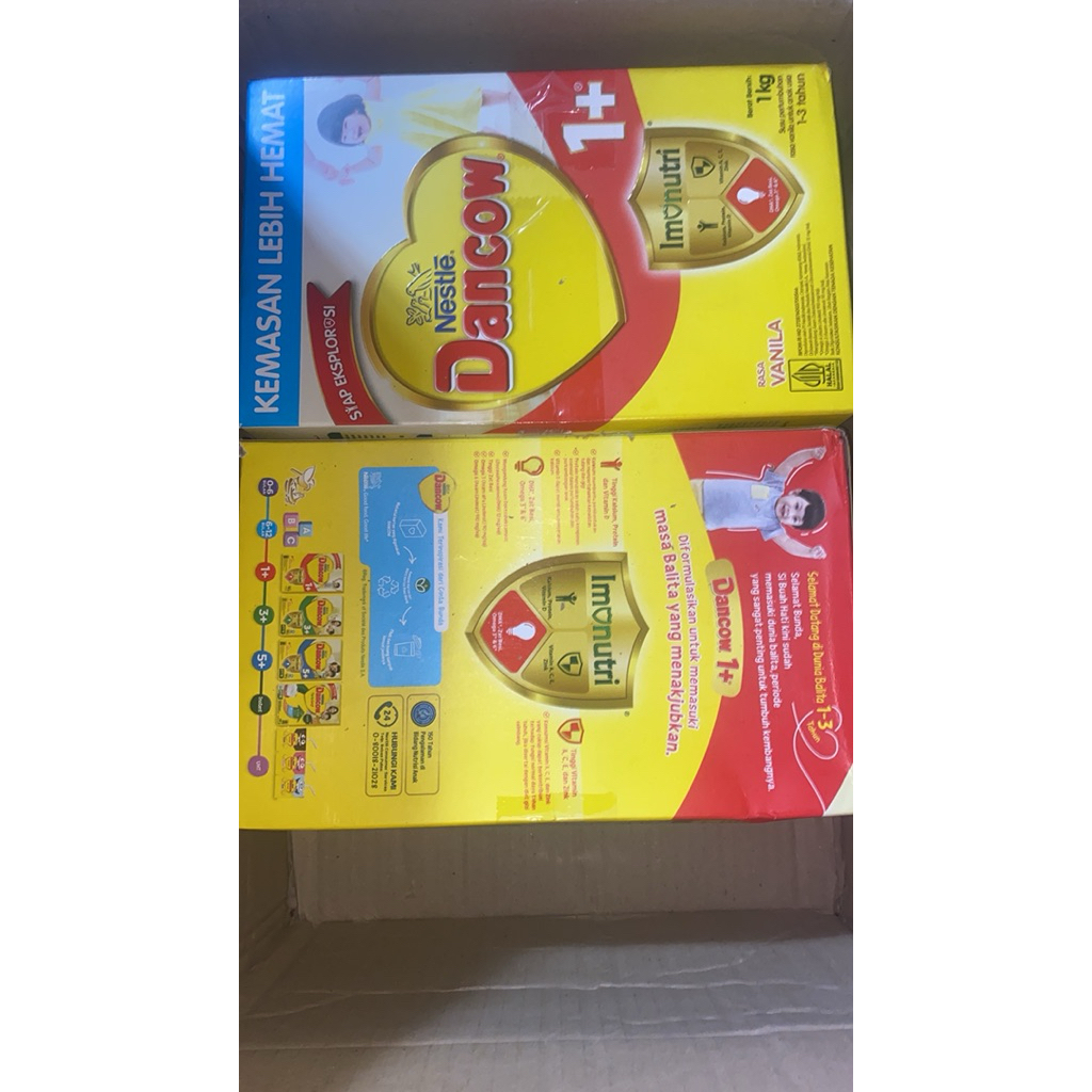 

Dancow 1+ Vanila/Madu Kemasan 1000gr Exp Lama