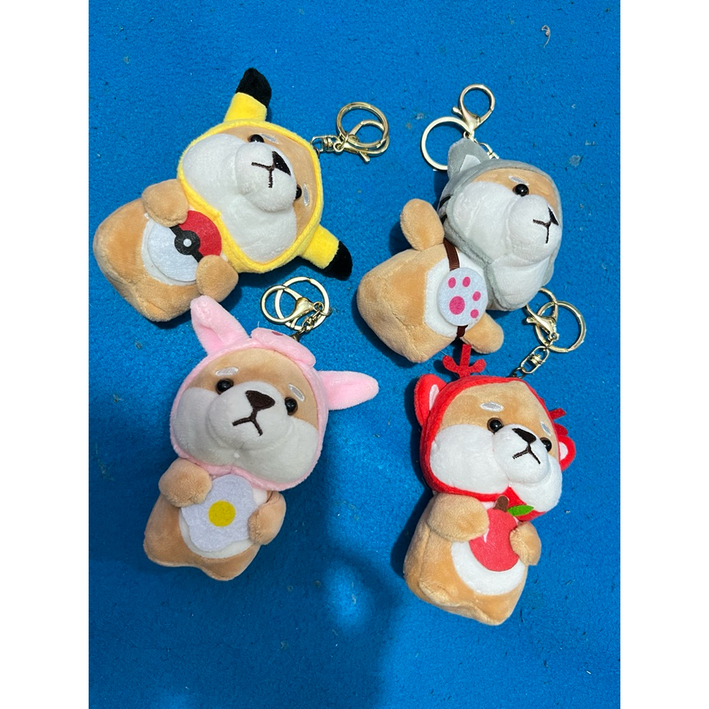 gantungan Kunci Ganci bagcharm shiba lucu