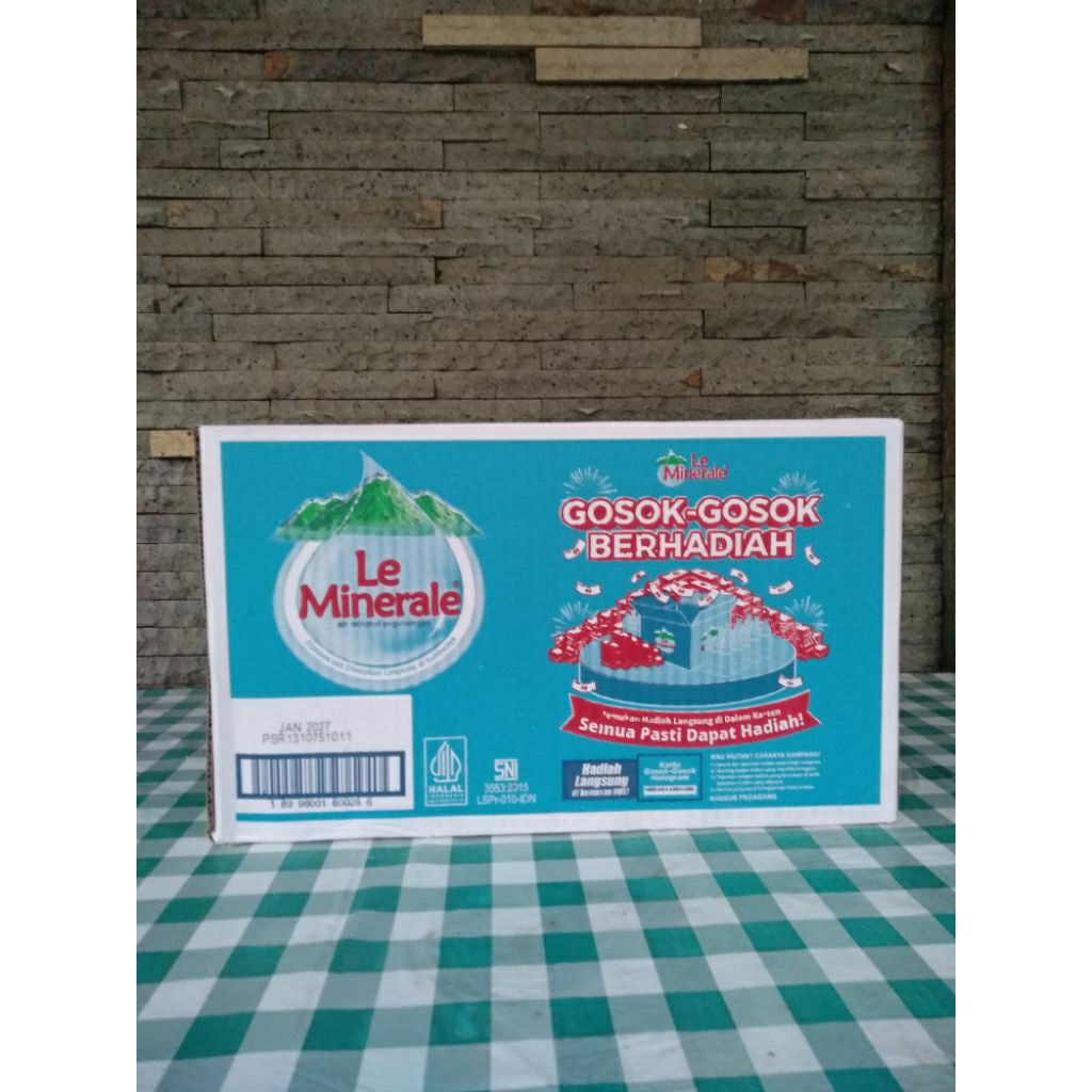 

lemineral botol tanggung 600 ml