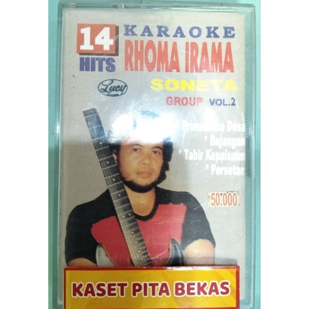 kaset pita bekas dangdut 14 hits karaoke rhoma irama