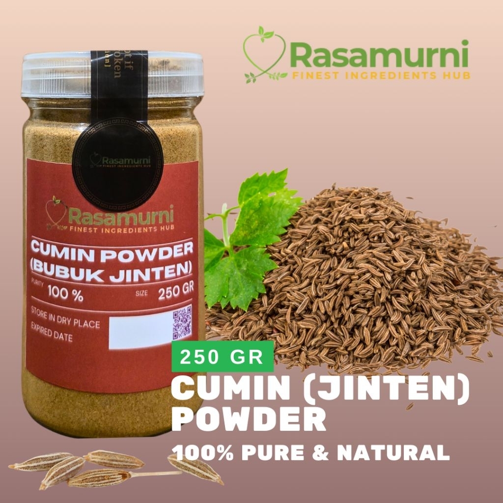 

CUMIN/JINTEN/JEERA POWDER 250GR, PREMIUM - 100% NATURAL & MURNI