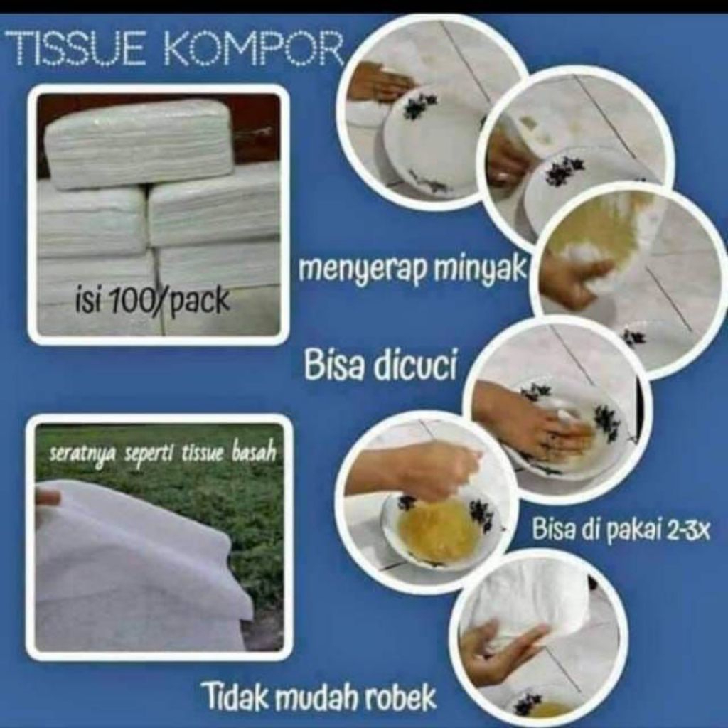 Tisu Kompor/Tisu Serbaguna/Lap kompor