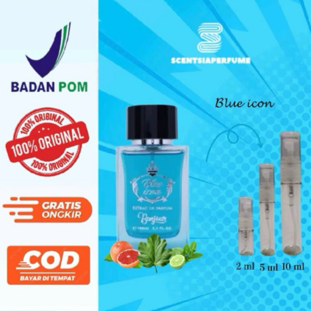 Decant parfum bonjour blue icon EDP men