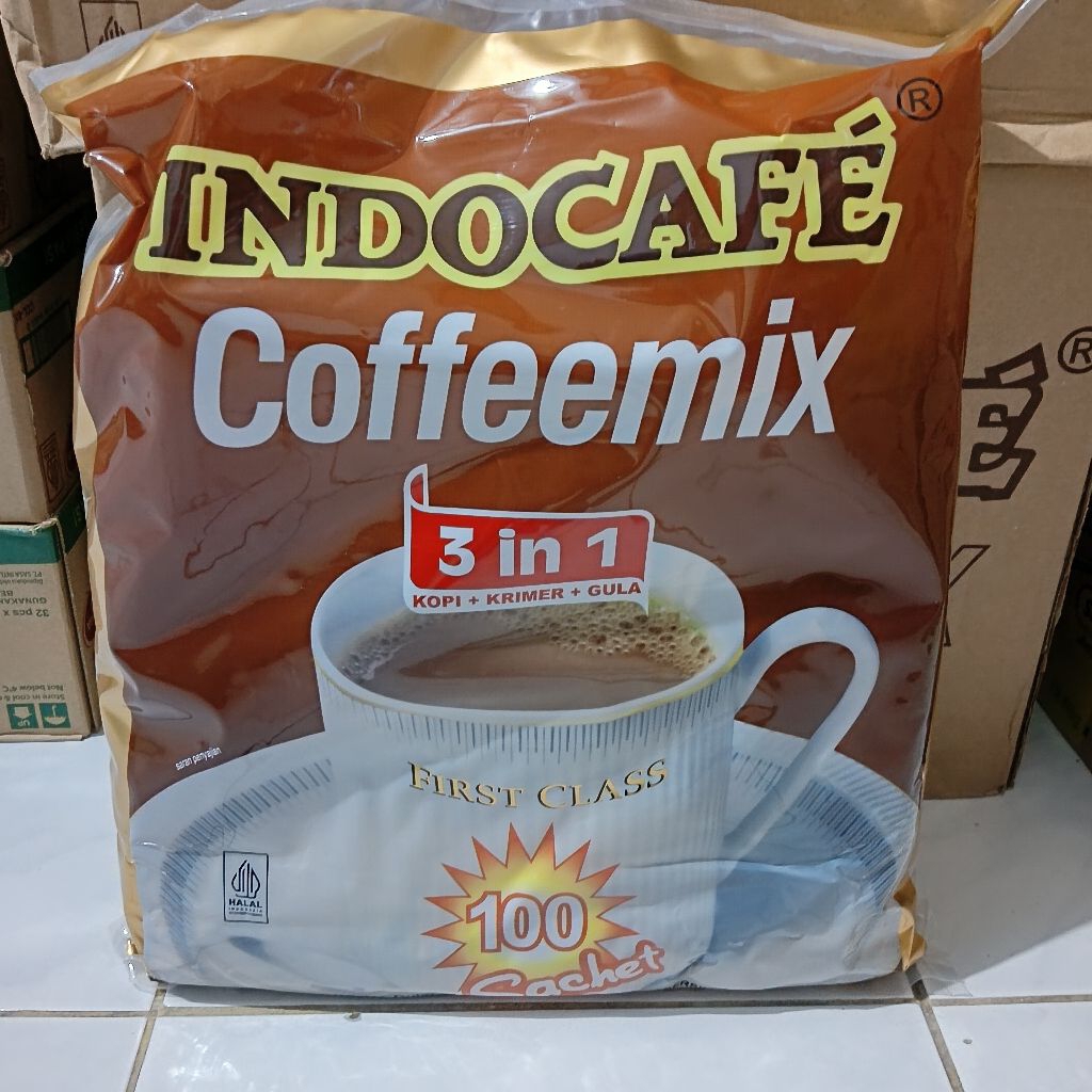 

Indocafe coffemix 1 bag isi 10 renceng