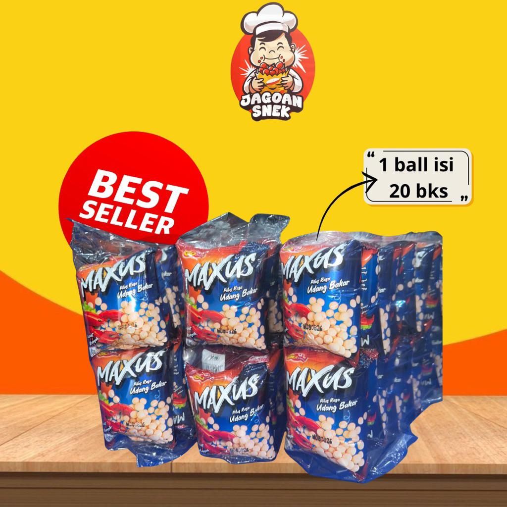 

Maxus pilus rasa udang bakar 1 ball