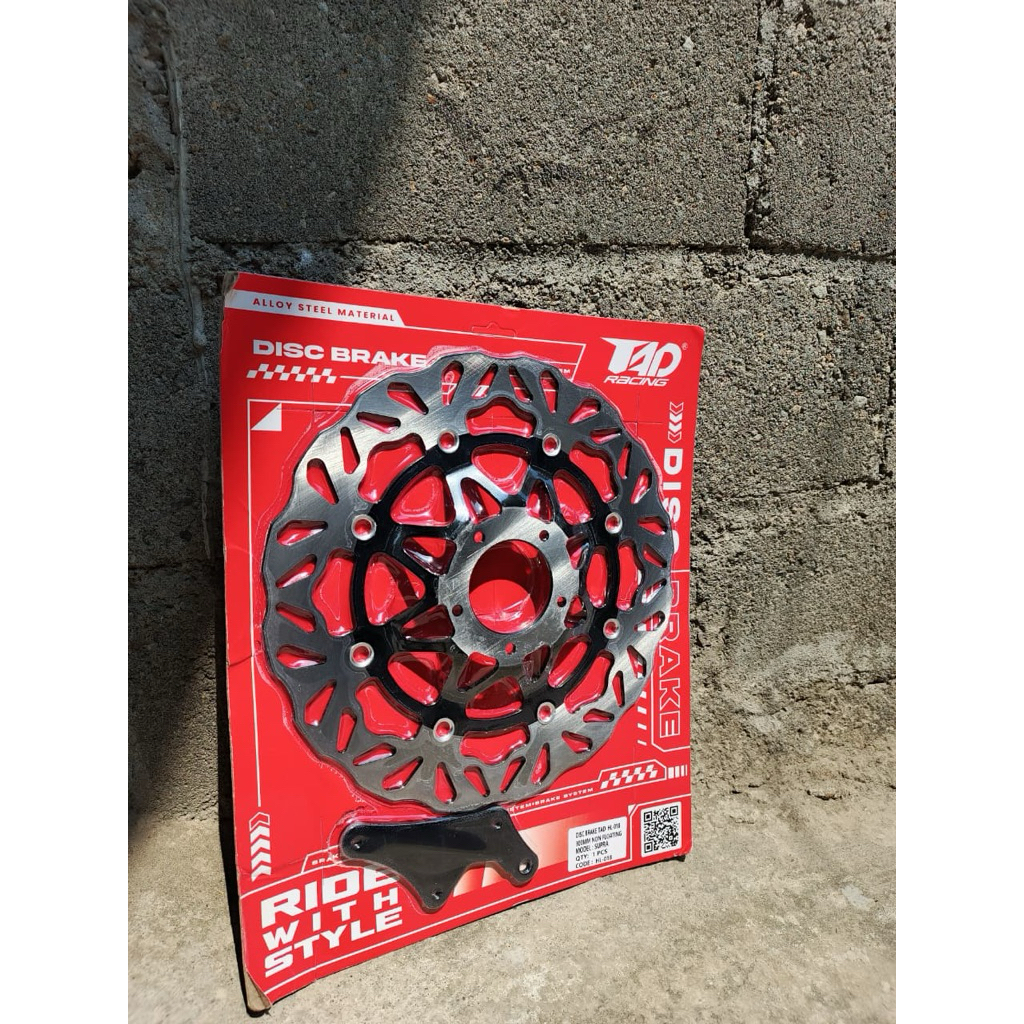 DISK PIRINGAN CAKRAM MODEL TDR MERK TAD RACING PNP HONDA BAUT 5 SUPRA/MEGAPRO