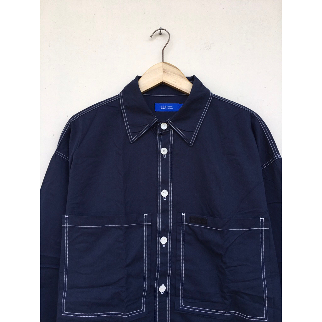 Kemeja Outer Oversize Double Pocket