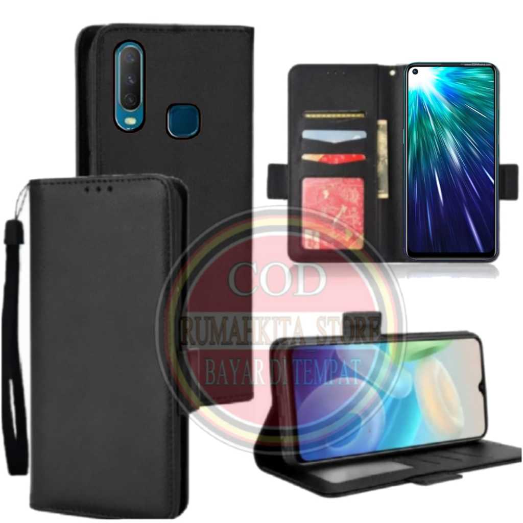 CASE HP VIVO Z1 PRO FLIP LEATHER PREMIUM-FLIP WALLET CASE KULIT-DOMPET-FLIP