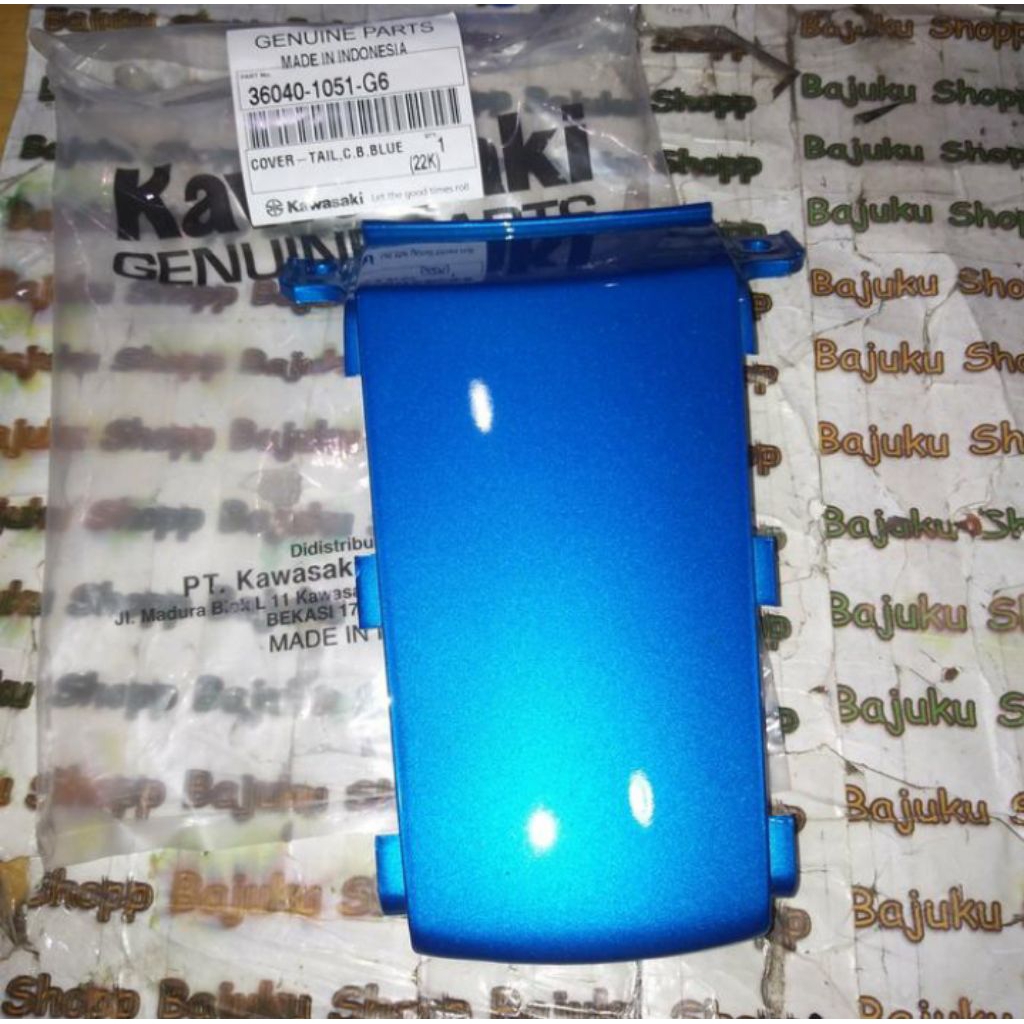 COVER TAIL SAMBUNGAN BODY BELAKANG NINJA RR OLD BIRU