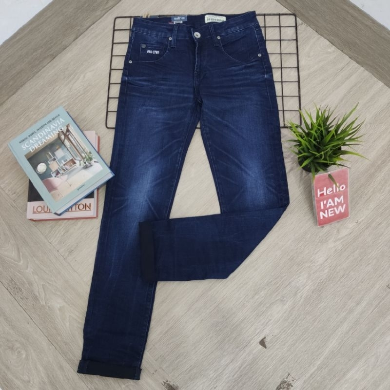 Bombboogie Original Celana Jeans Panjang Pria Skinny Dark Blue Celana Jeans Pria Original Strecht