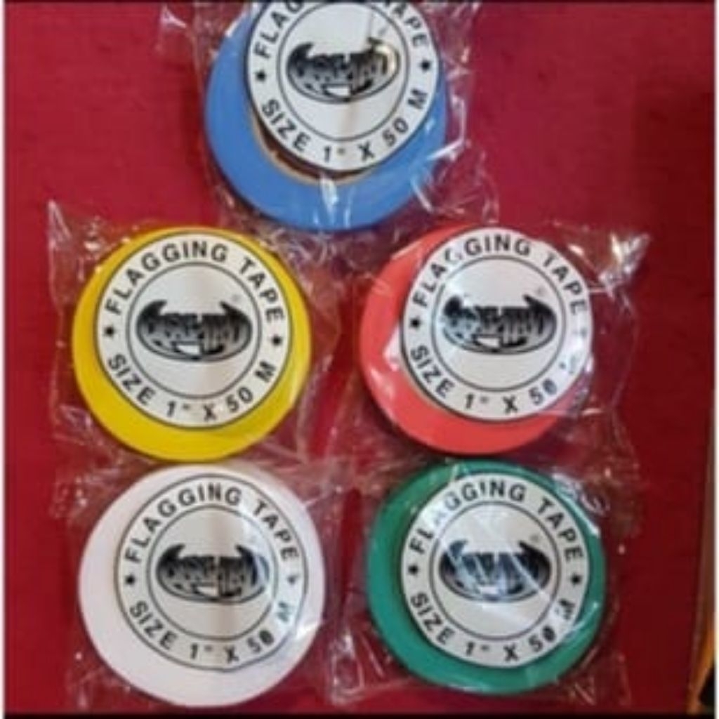 

PITA SURVEY 1" X 50 CM FLAGGING TAPE WARNA OREN