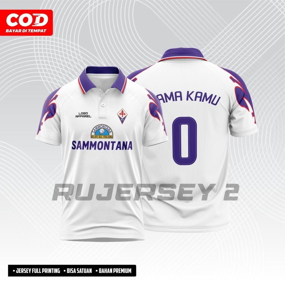 Jersey Fiorentina 1995/1996 Away Full Printing