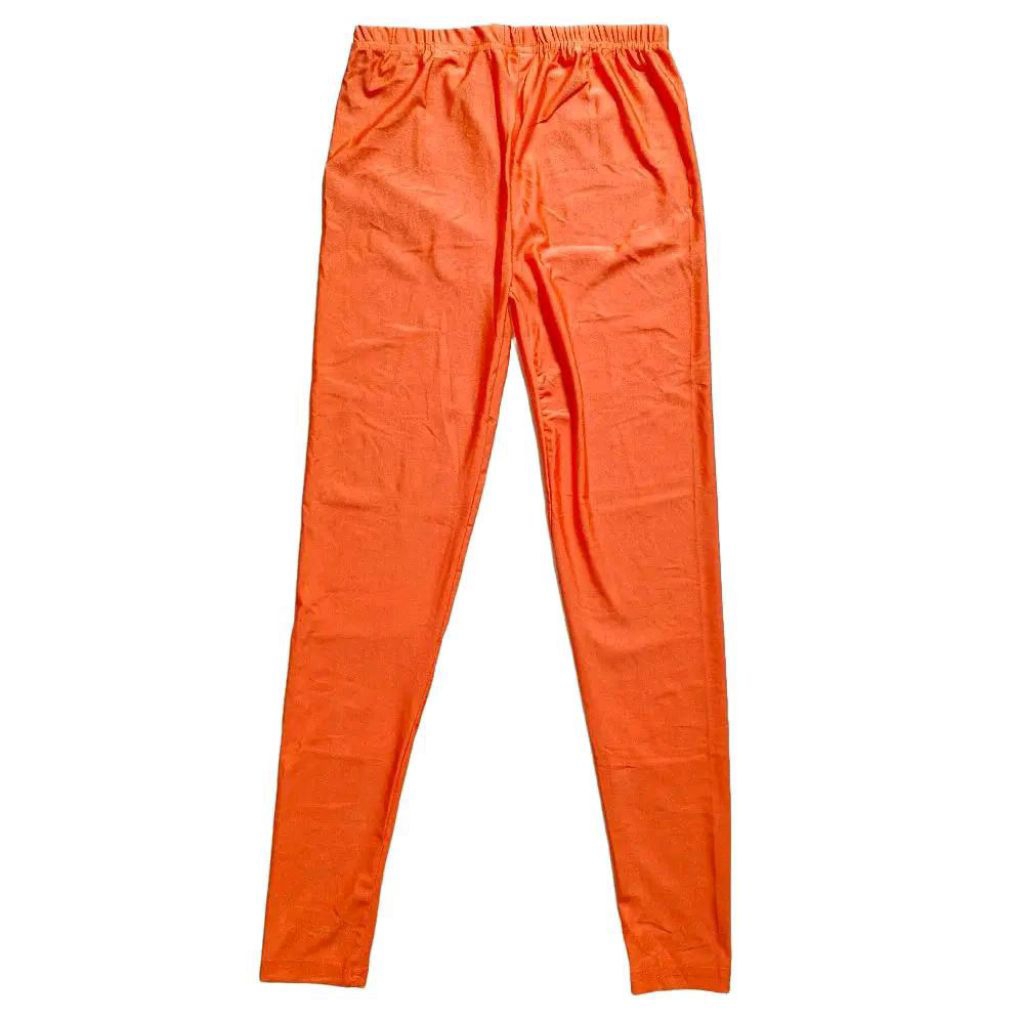 Legging Lycra Shinny Spandex Stretch Lykers & Lyra Orange
