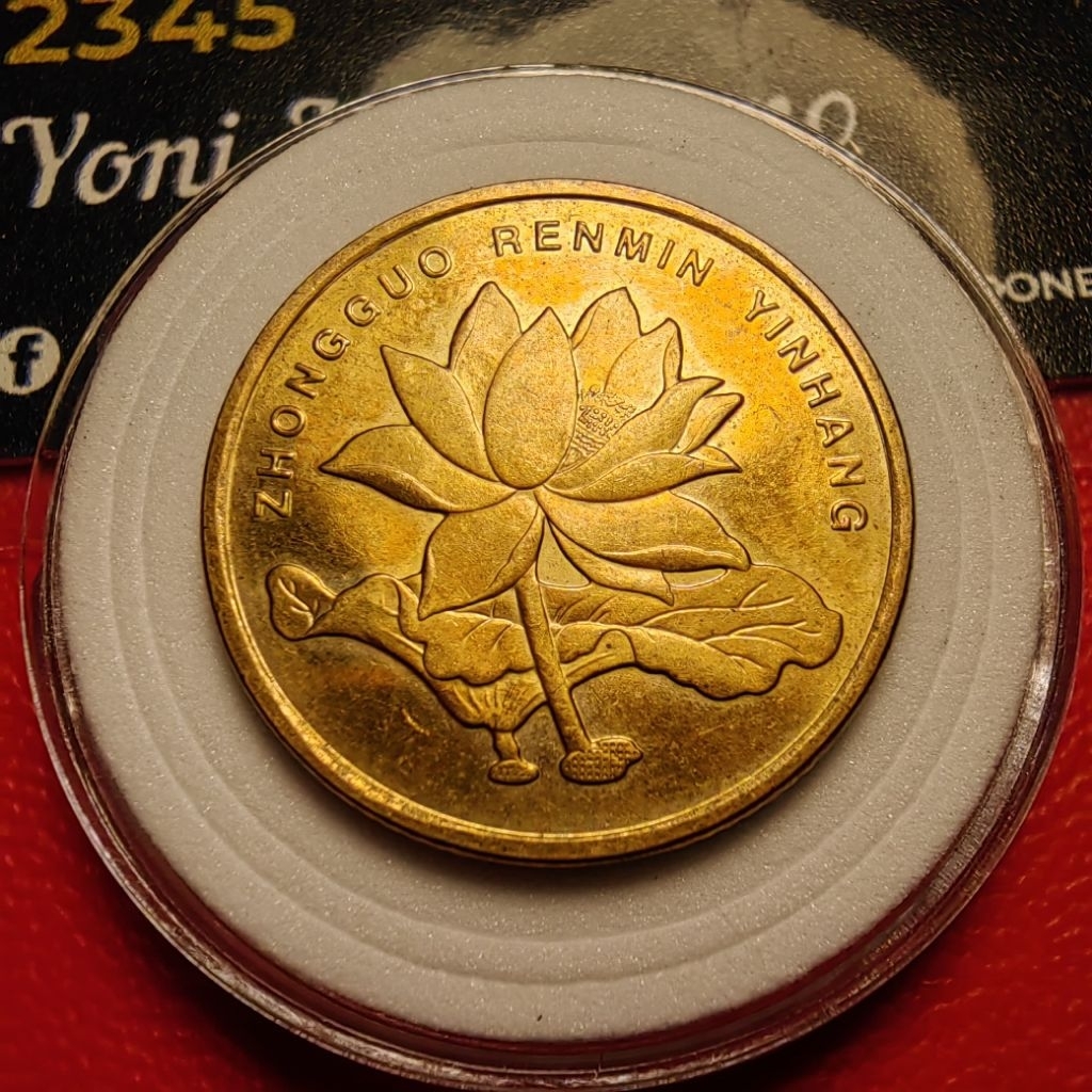 5 wu jiao asli pilihan sudah di kemas pelindung koin