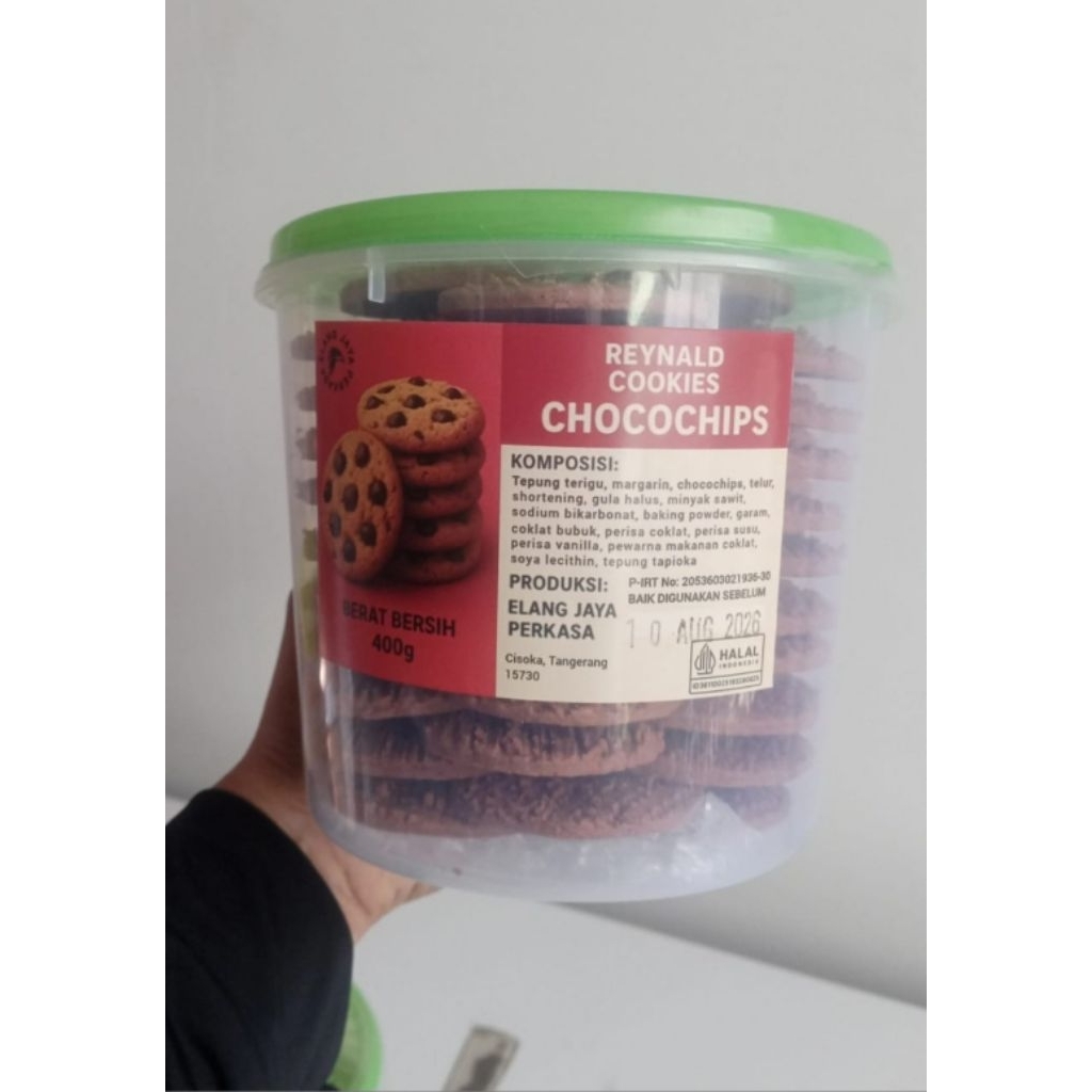 

Reynald Cookies Chocochips 400gr