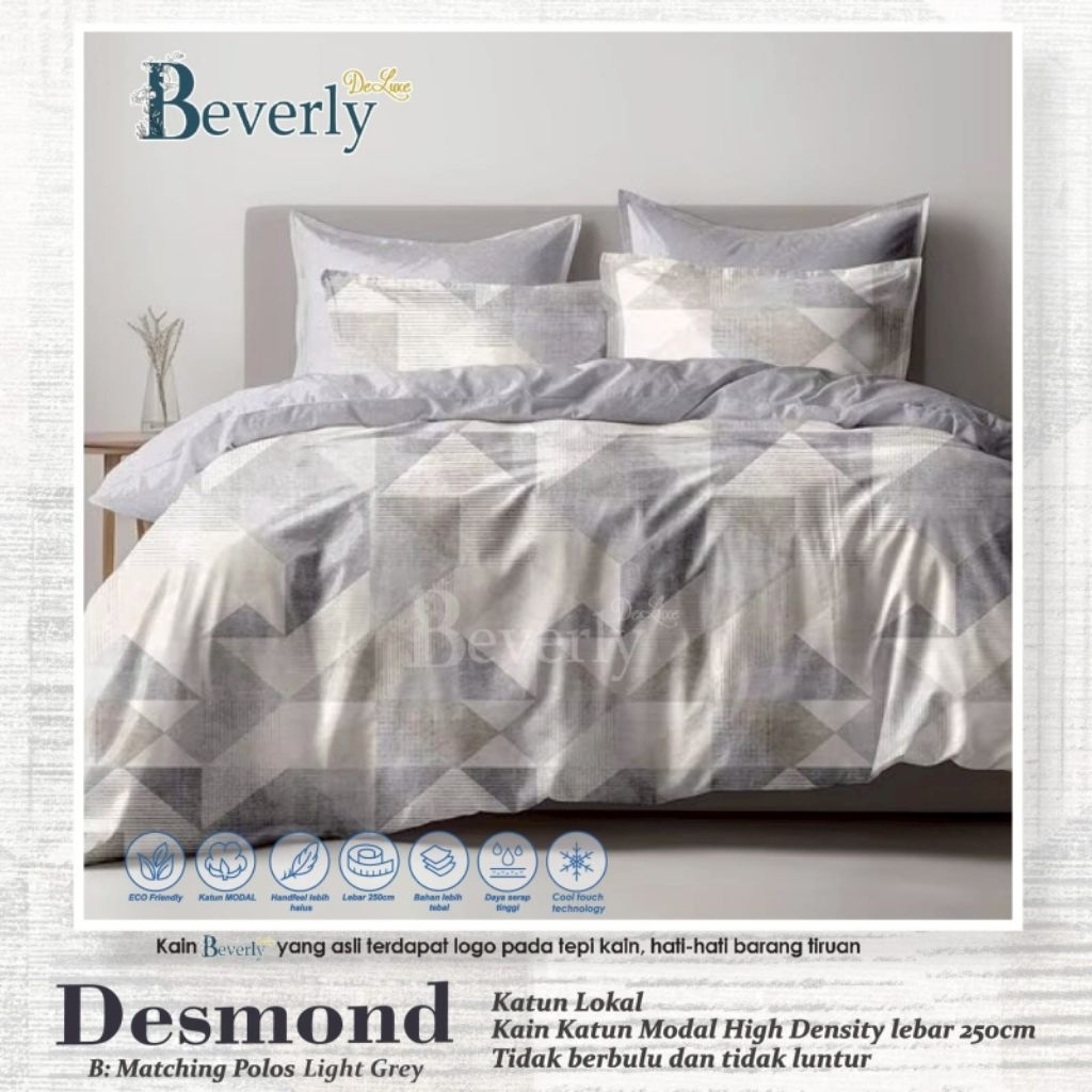 Sprei Katun Beverly motif Desmond