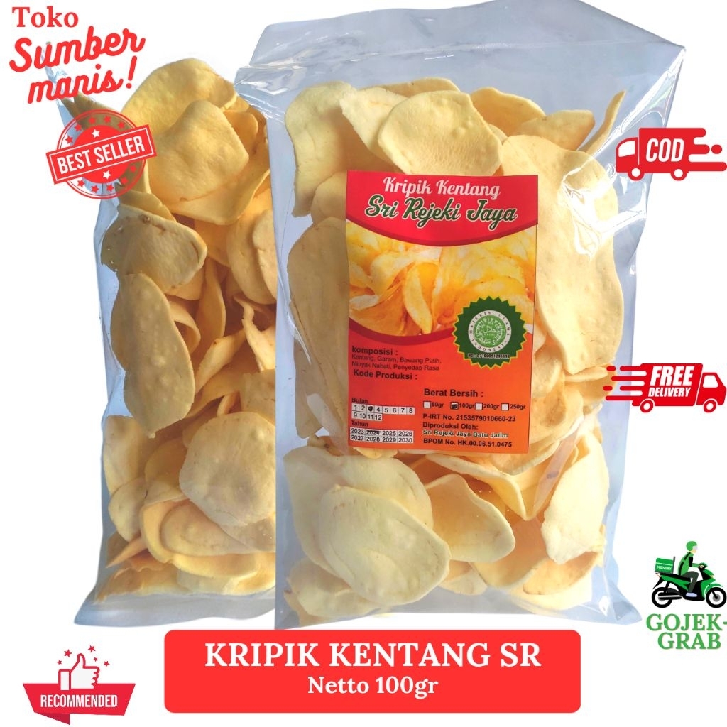 

Oleh Oleh Malang Keripik Kentang SRI REJEKI SELECTA 100 gram