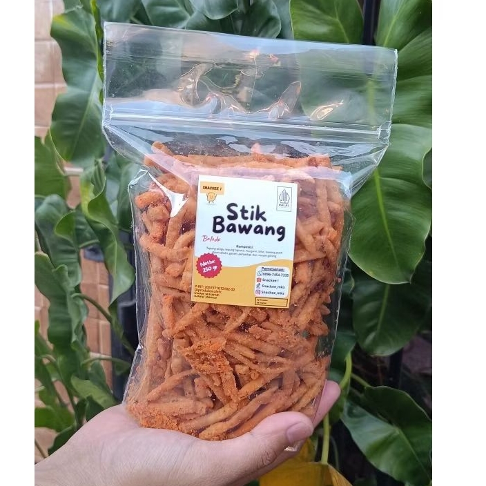 

SNACKEE|| Stik Bawang rasa " Balado" premium isi 250gr