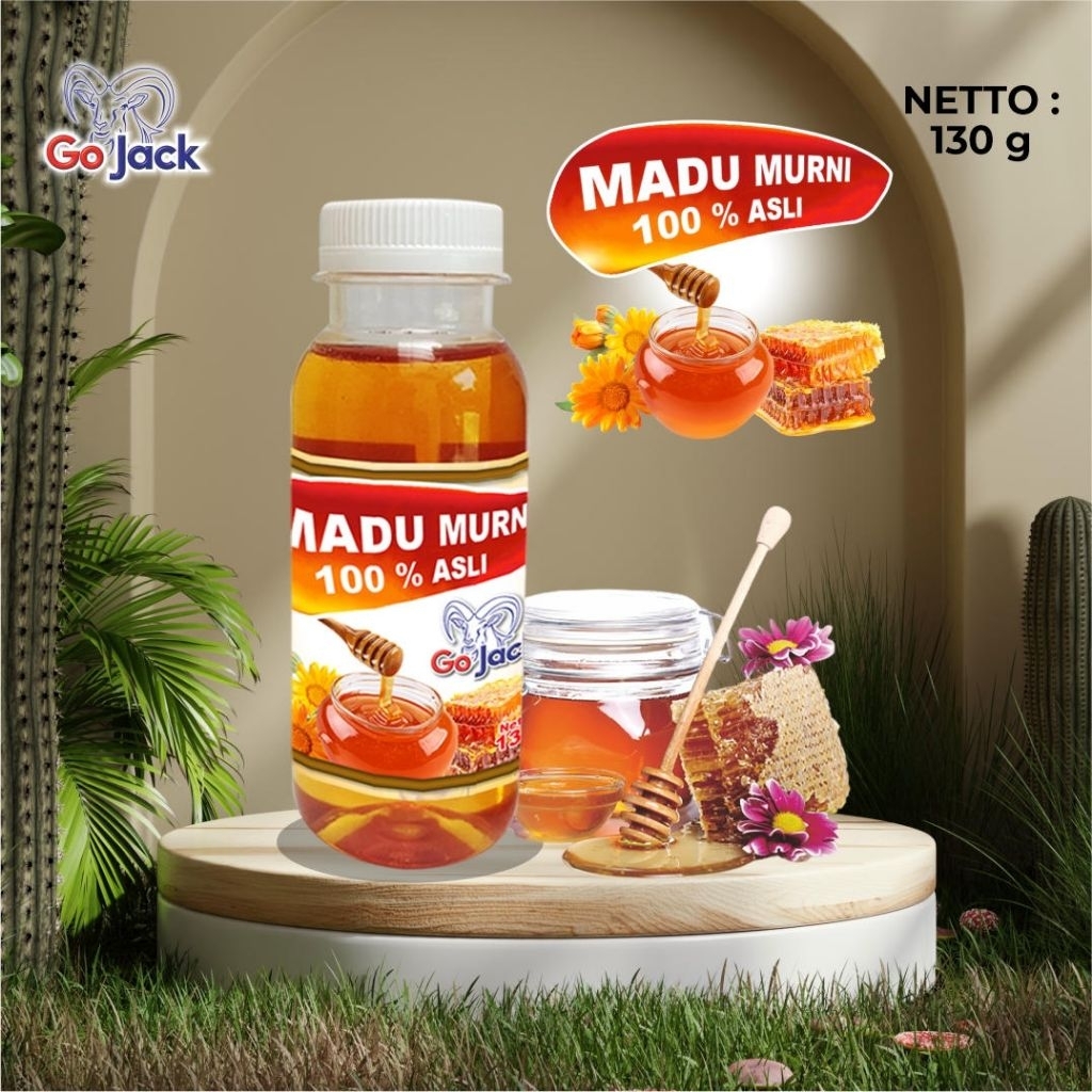 

Madu Murni Go Jack Asli 100% kemasan 130g