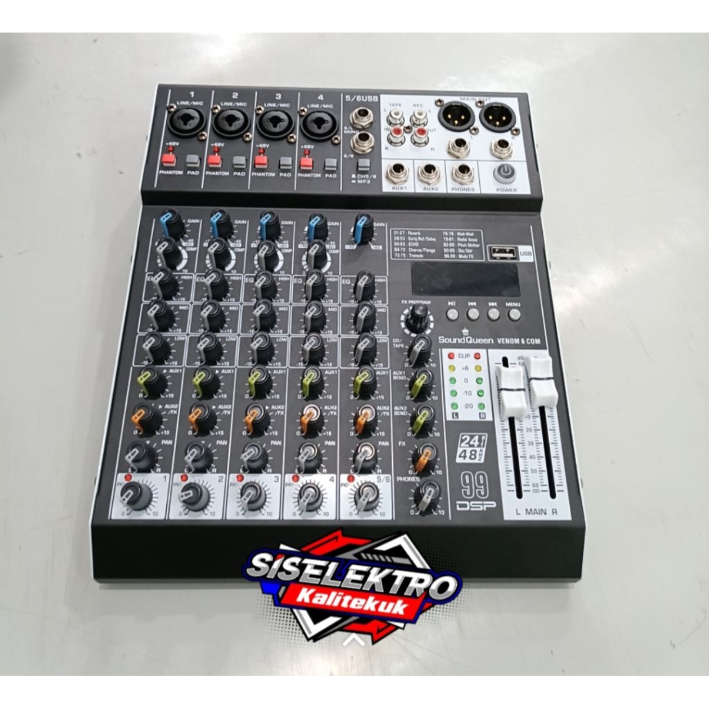 Mixer soundqueen venom 6 original soundqueen mixer