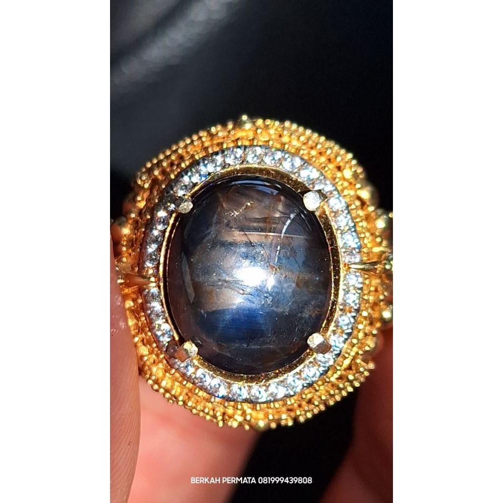 Bangsing biru parthawijaya / blue sapphire star no treatment