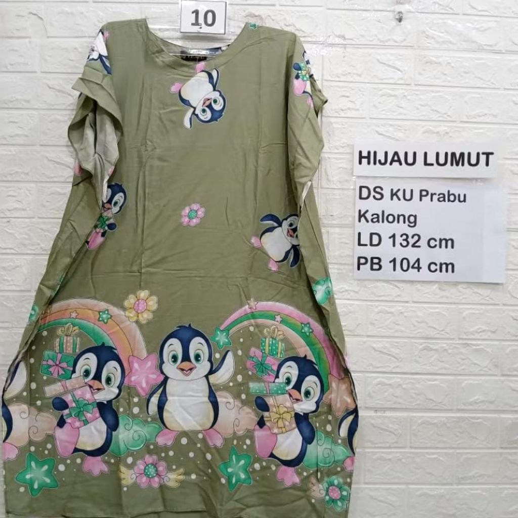 Daster Longdress Panjang Semata Kaki Lowo Big Size Jumbo Lengan Pendek Batik Kencana Ungu Original P