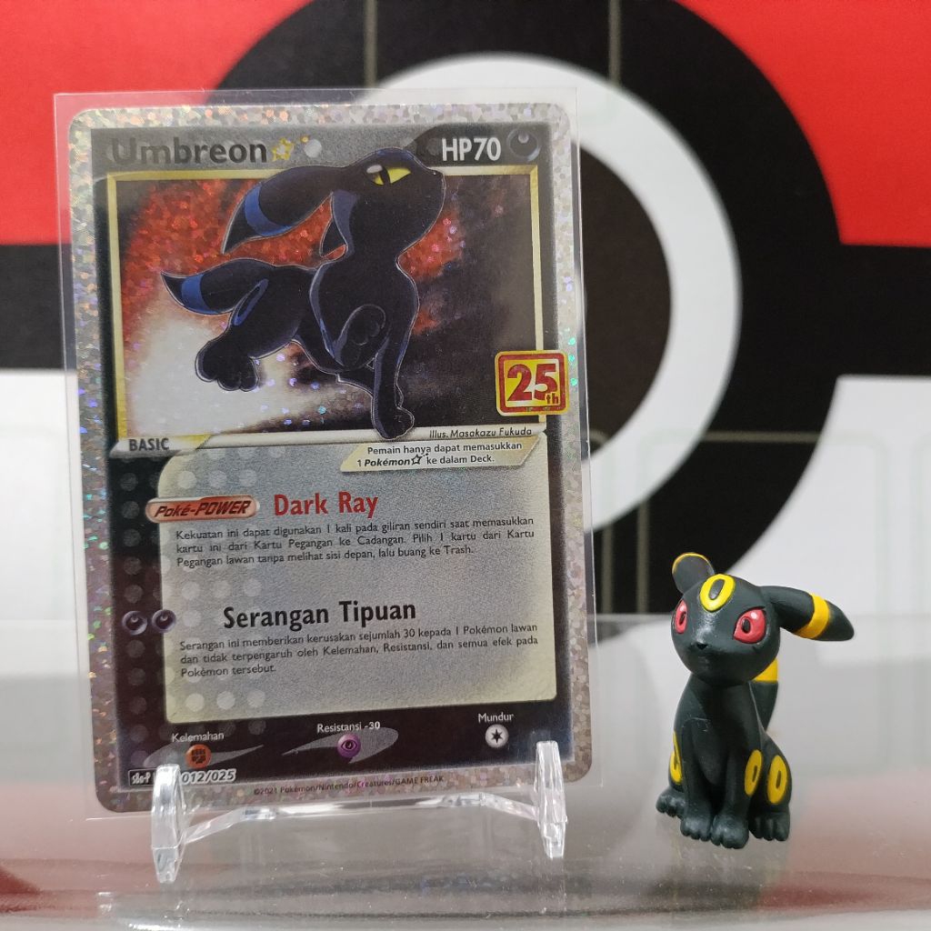 Set Kartu TCG Pokemon Indonesia Promo 25th Anniversary 2021 Sword & Shield Trading Card Game : Umbre