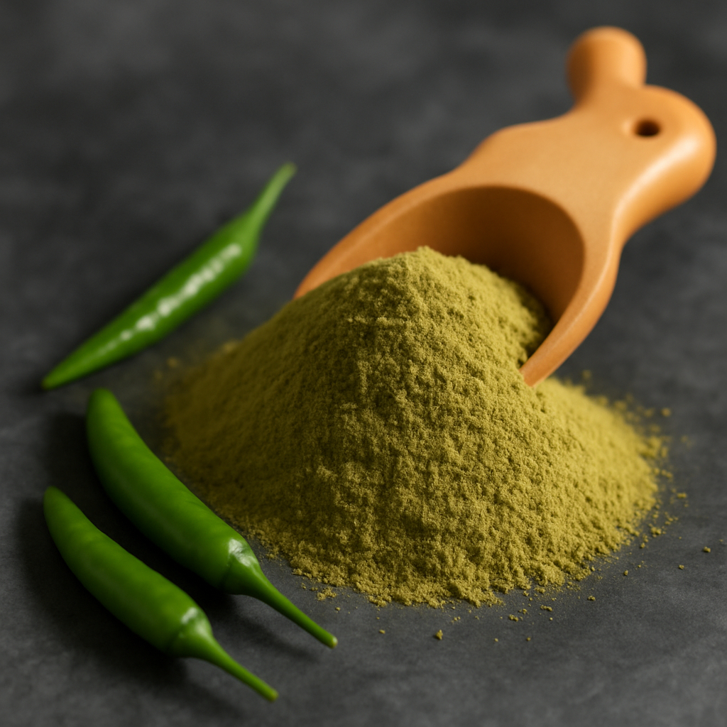 

Cabe Bubuk Hijau Level 3 Jual 500gr Bubuk Cabe Green Chilli Powder Level 3 Murah Halal Enak Aman