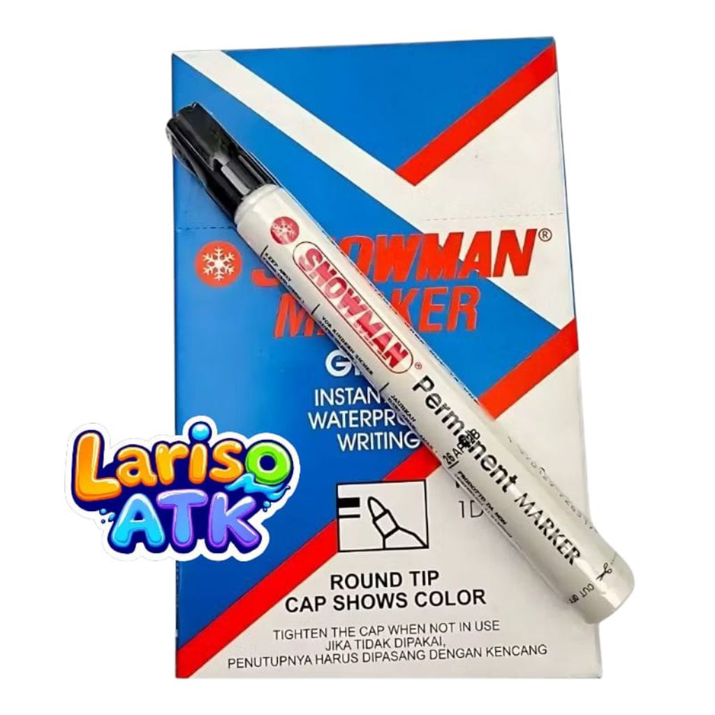

(1 PCS) Spidol SNOWMAN Permanen Marker G-12