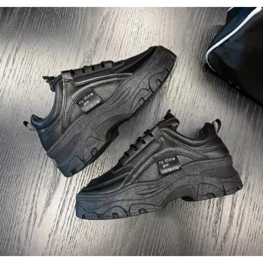 Terlaris "New Macati"Sepatu Sekolah Hitam Wanita Korean Style Sepatu Perempuan Korean Style Warna