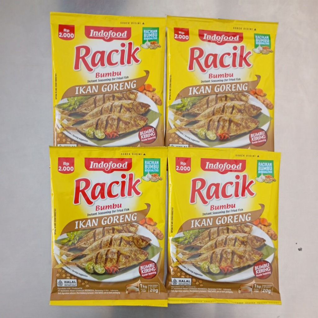 

Racik ikan goreng 20gr 3pcs